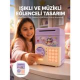 Semel Aksesuar Mor Otomatik Para Girişli Elektronik Şifreli Kumbara