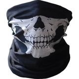 Semel Aksesuar Siyah Renk Dikişsiz Çok Fonksiyonlu Çene Kafatası Yüz Maskesi Baf Buff Bandana Boyunluk Bileklik