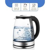 Semel Cam - Ledli Kettle 1.8lt Gizli Rezistans - Kablosuz 360 Derece Gövde 1500W SK-8033