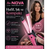 Semel Ev Tipi Kullanıma Uygun 2 Fonksiyonlu Saç Düzleştirici ve Bukle Yapıcı Maşa - Belirtilmemiş