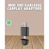 Semel Kablosuz Carplay Adaptörü – Usb-A & Type-C Uyumlu Hızlı Bağlantı Cihazı
