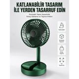 Semel Katlanabilir USB Şarjlı Masaüstü Soğutucu Mini Fan Telefon Tutucu Yeni Nesil