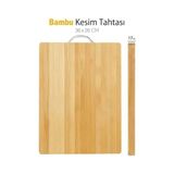 Semel Metal Saplı Bambu Kesim Panosu - Belirtilmemiş