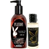 Semel Playboy Aromaterapi Çikolata Massage Oil 120 ml + Vanilya Aromalı Massage Vücut Masaj Yağı 50 ml - Belirtilmemiş