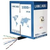 Semel PM-8256 23 Awg 0.56 mm Cca 305 Metre Dış Mekan Siyah Cat6 Kablo