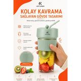 Semel Şarjlı Taşınabilir Meyve Sıkacağı Pipetli Hazneli Pratik Smoothie Blender Bardağı - Çok Renkli - Belirtilmemiş