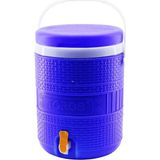 Semel Toros 20LT Yuvarlak Termos Mavi Plastik Musluklu - Taşıma Kulplu BRKT-504217 - Standart