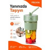 Semel USB Şarjlı Mini Blender Meyve Sıkacağı Pipet Kapaklı Taşınabilir Içecek Haznesi - Çok Renkli - Belirtilmemiş
