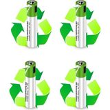 Semel USB Type-C ile Şarjolabilen 4 Adet Aaa 1.5V Lityum Şarjlı Kalem Pil 750 Mah Uzun Ömürlü - 1000 Adet