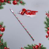 Semel Yılbaşı Temalı Zilli Kedi Oyun Oltası - Çok Renkli - 34x12 cm