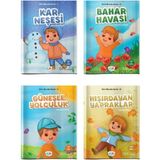 Semerkand Çocuk Yayınları 3-6 Yaş Dört Mevsim Ilkbahar, Yaz, Sonbahar, Kış Hikaye Serisi - Okul Öncesi Doğa ve Değerler Eğitimi Seti - 4 Kitap