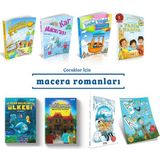Semerkand Çocuk Yayınları 7-11 Yaş Çocuklar Için Macera Romanları Seti 8 Kitap