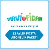 Semerkand Yayınları Mavi Fidan Aylık Çocuk Dergisi - 12 aylık posta aboneliği