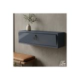 SEMİH MOBİLYA Antrasit Çok Amaçlı Duvara Monte Modern MDF Dresuar , Makyaj Masası, Mini Dolap 70 cm