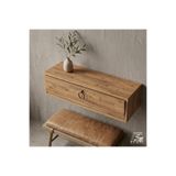 SEMİH MOBİLYA Çok Amaçlı Duvara Monte Modern MDF Dresuar , Makyaj Masası, Mini Dolap 70 cm
