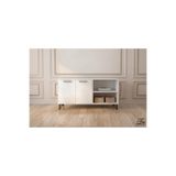 SEMİH MOBİLYA MDF Çok Amaçlı Dolap, Kapaklı ve Açık Raflı Şık Salon & Antre Dolabı