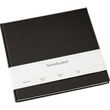 Semikolon Ziyaretçi Defteri Slim, Black - Siyah