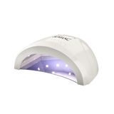 Semilac UV LED tırnak lambası, 24 W/48 W, UV jel ve oje lambası, 3 zamanlayıcı modu, çift güç, hareket sensörü, manikür ve pedikür için çıkarılabilir taban