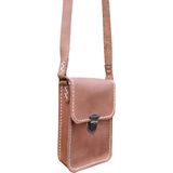 Semiramis Dionysos Ss5 Model El Yapımı Vintage El Dikişi Unisex Crazy Deri Küçük Boy Çanta Telefon Çantası