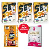 Sempatik 8.Sınıf 36 Haftalık Deneme(Türkçe-Matematik-Fen Bilimleri) 2025 Lgs Genel Deneme 10 Yayın 10 Deneme