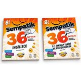Sempatik 8. Sınıf 36 Haftalık Kazanım Denemeleri Ingilizce + T.c. Inkılap Tarihi ve Atatürkçülük 2'li Set Yeni Nesil Soru Bankası