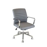 Sempre Ofis Sener Lux Toplantı Koltuğu & Ergonomik Ayarlanabilir Tasarım & 360 Derece Dönebilir ve Kolçaksız Dizayn Ofis Koltuğu (Antrasit)