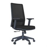 Sempre Ritim RTM Ergonomik Fileli Çalışma Koltuğu, Ayarlanabilir Bel ve Kol Destekli Ofis Sandalyesi, 32 DNS Süngerli Siyah Bilgisayar Koltuğu, Terletmez File, 69x54x108 cm, Ev ve Ofis