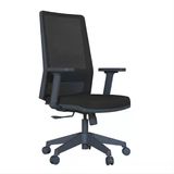 Sempre Ritim RTM Ergonomik Fileli Çalışma Koltuğu, Ayarlanabilir Bel ve Kol Destekli Ofis Sandalyesi, 32 DNS Süngerli Siyah Bilgisayar Koltuğu, Terletmez File, 69x54x108 cm, Ev ve Ofis