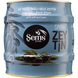Şems 261-290 Lüks İri Siyah Zeytin 2 Kg Doğal Fermente Ambalajda Yüksek Kalibre Ürün
