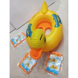 ŞEMS Baby Boat Ördek Çocuk Can Simidi Tek Kişilik 70X55 cm 2-6 Yaş İçin Sarı Renkli