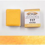 Şemse - 117 Kavuniçi - El Yapımı Doğal Sulu Boya - Gökkuşağı Serisi - Yarım Tava - Profesyonel
