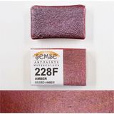 Şemse - 228F Amber - El Yapımı Doğal Sulu Boya - Yaldız Serisi - Tam Tava - Profesyonel