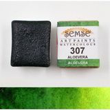 Şemse - 307 Aloevera - El Yapımı Doğal Sulu Boya - Organik Seri - Yarım Tava - Profesyonel