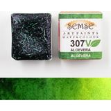 Şemse - 307V Aloevera - El Yapımı Doğal Sulu Boya - Vegan Serisi - Vegan İçerikli Doğal Sulu Boya - Yarim Tava - Profesyonel