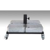 Şemsiye Evi Şemsiye Ayağı Mermeri 12 Cm Yükseklik 40 Kg Ağırlık 61-2001-13