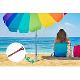 Şemsiye Kazığı - Şemsiye Tutucu - Şemsiye Sabitleyici - Bahçe Şemsiye Kazığı - Kamp Kazığı - Plaj Şemsiyesi Kazığı 42 cm . - Bordo