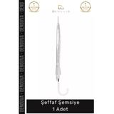 #Şemsiye Modern Dayanıklı Fiber Glas Otomatik Mekanizma Su Geçirmez Poe Gövde Lüks Şeffaf Şemsiye