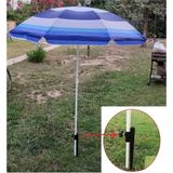 Şemsiye ve Kazık Seti, 180CM, Plaj, Bahçe, Balkon, Piknik, Kamp - Ahşap - Ceviz