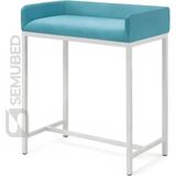 Semubed Bebek Alt Açma Masası Mavi Döşemeli Bebek Bez Değiştirme Masası