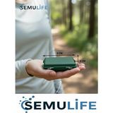 Semulife Ilaç Saklama Vitamin Hap Kutusu Hap Düzenleyici Haftalık Hap Kutusu Günlük Hap Kutusu Saklama Kabı Vitamin Kutusu Pill Organizer - Yeşil