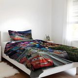 Şen Dekorasyon Arabalar Nevresim Takımı - 160 x 220 cm - Renkli