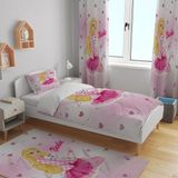 Şen Dekorasyon Barbie Renkli Nevresim Takımı Polycotton 160 x 220 cm Dijital Baskılı Desenli