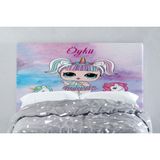 Şen Dekorasyon Lol Bebek Baza Başlık Kılıfı 90X70 - Renkli - 100 x 100 cm