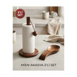 Şen Mobilya Akasya 2 li Set Akasya Havluluk ve Akasya Kirli Kaşıklık