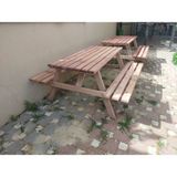 Şen Mobilya Piknik Masası Ahşap Bahçe Masası M15