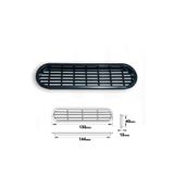 Şen Mobilya PLASTİK MENFEZ OVAL SİYAH