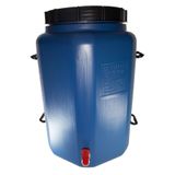 ŞEN PLASTİK Musluk 80 Lt Litre Varil Köşeli Içi Beyaz Yağ Turşu Zeytin Bidon