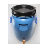 ŞEN PLASTİK Musluklu 40 Lt Litre Varil Içi Beyaz Plastik Yağ Turşu Bidon