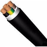 Sena A05VV-F 3X16+10 ,kesit 16MM² 4-Damar/çok Telli 1mt Ttr Kablo - 0 - Siyah
