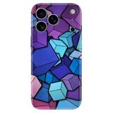 Senada Apple iPhone 17 Pro Korumalı ile Uyumlu Kılıf Dekoratif Silikon Baskılı Kapak 4D Küpler